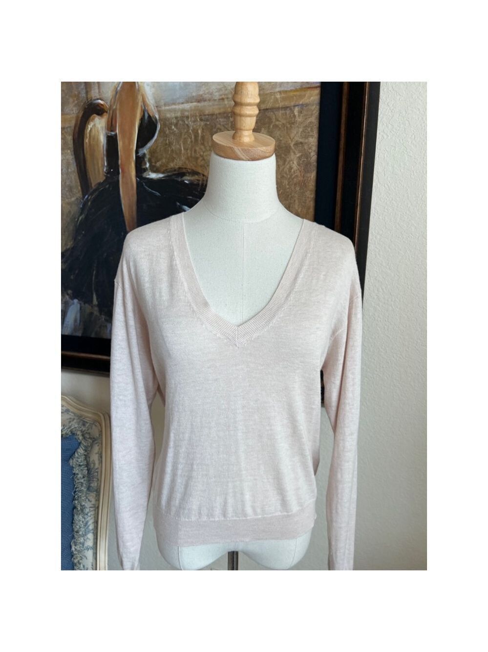 NWT Women's THAKOON Sweater, L, Light Beige